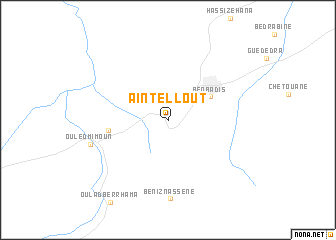 map of ʼAïn Tellout