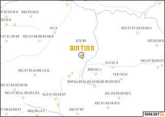 map of Aïn Tinn