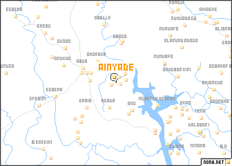 map of Ainyade