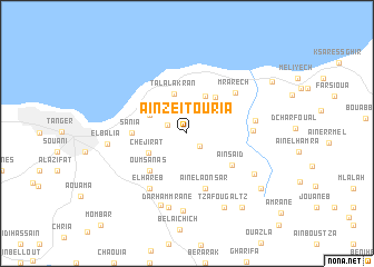 map of Aïn Zeïtoûria
