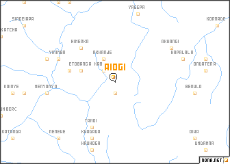 map of Aiogi