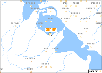 map of Aiome
