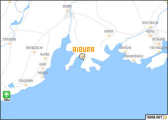 map of Aioura