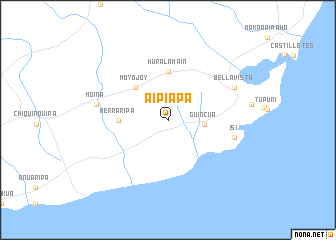 map of Aipiapá