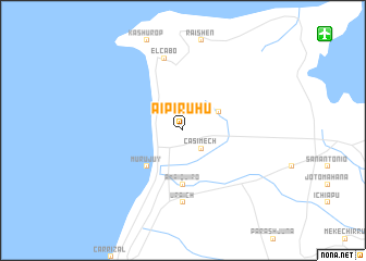 map of Áipiruhu