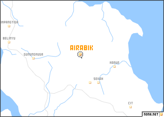 map of Air Abik