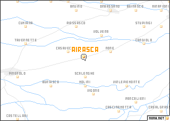 map of Airasca