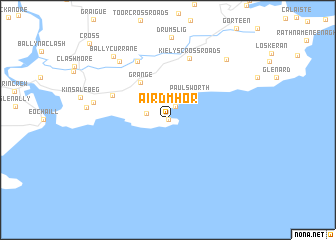 map of Aird Mhór