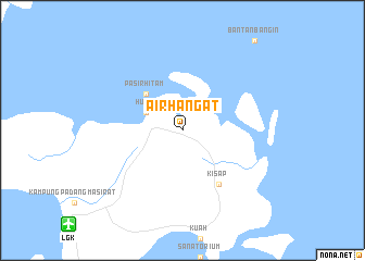 map of Air Hangat