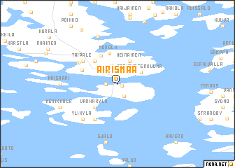 map of Airismaa