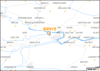 map of Airmyn