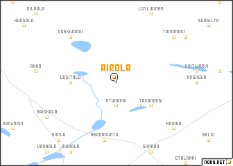 map of Airola