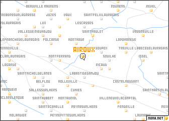 map of Airoux