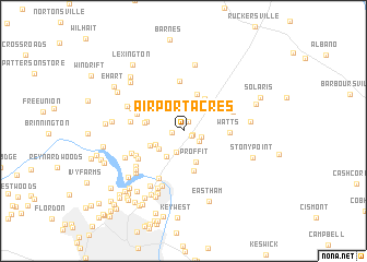 map of Airport Acres