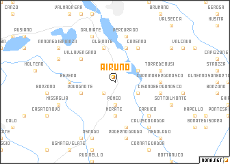 map of Airuno