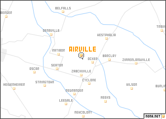 map of Airville