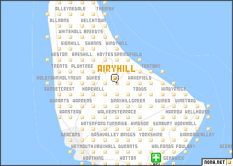 map of Airy Hill