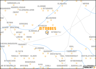 map of Aït Abbes