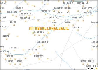 map of Aït Abdallah el Jelil