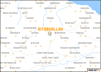 map of Aït Abdallah