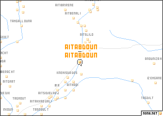 map of Aït Abdoun