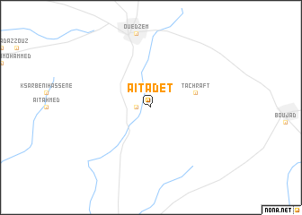 map of Aït Adet