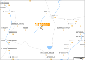 map of Aït Agano