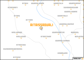 map of Aït Aïssa Ou Ali