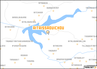 map of Aït Aïssa Ou Ichou