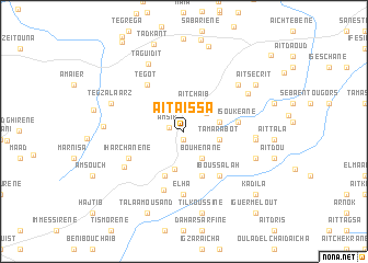 map of Aït Aïssa