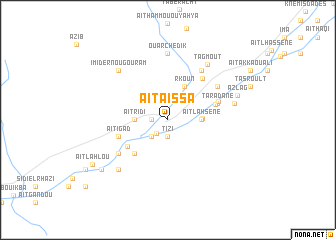 map of Aït Aïssa