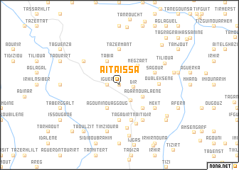 map of Aït Aïssa