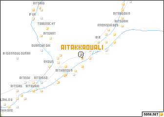 map of Aït Akka Ou Ali