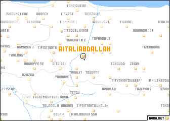 map of Aït Ali Abd Allah