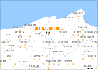 map of Aït Ali Ou Ahmad