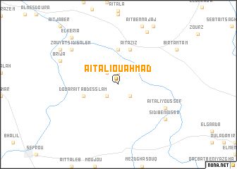 map of Aït Ali Ou Ahmad