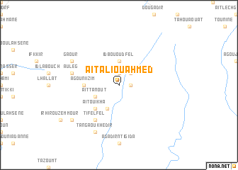 map of Aït Ali Ou Ahmed