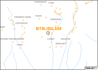 map of Aït Ali Ou Lssa