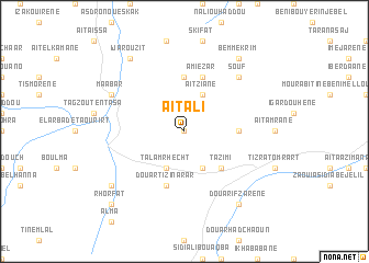 map of Aït Ali