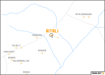 map of Aït Ali