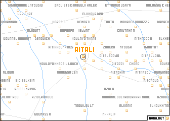 map of Aït Ali