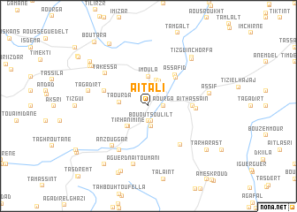 map of Aït Ali