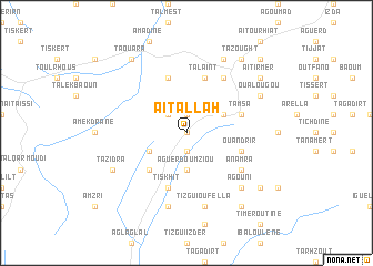 map of Aït Allah