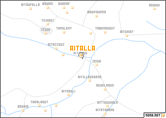map of Aït Alla