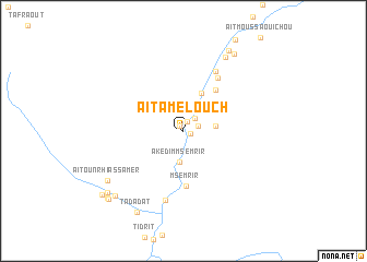 map of Aït Amelouch