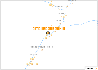 map of Aït Amer Ou Brahim