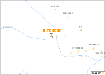 map of Aït Amrad