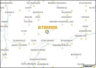 map of Aït ʼAmrane