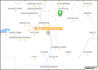 map of Aït Amrou Ikkou