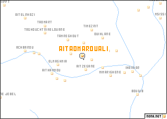 map of Aït Aomar Ou Ali